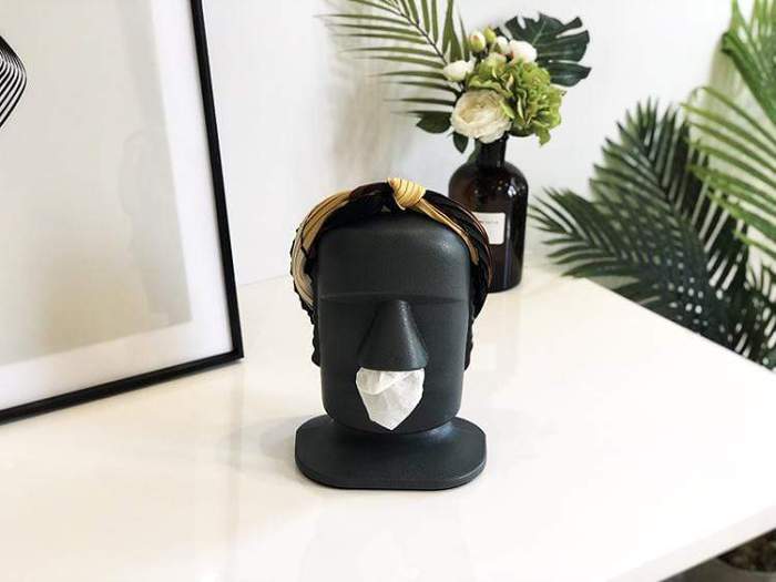 Moai Statue Tissue Box Holders