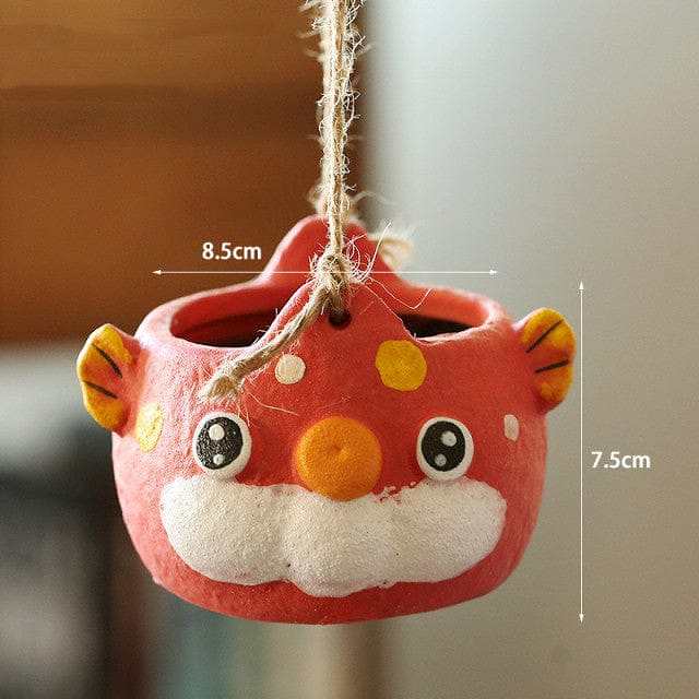 Cute Animal Hanging Flower Pot