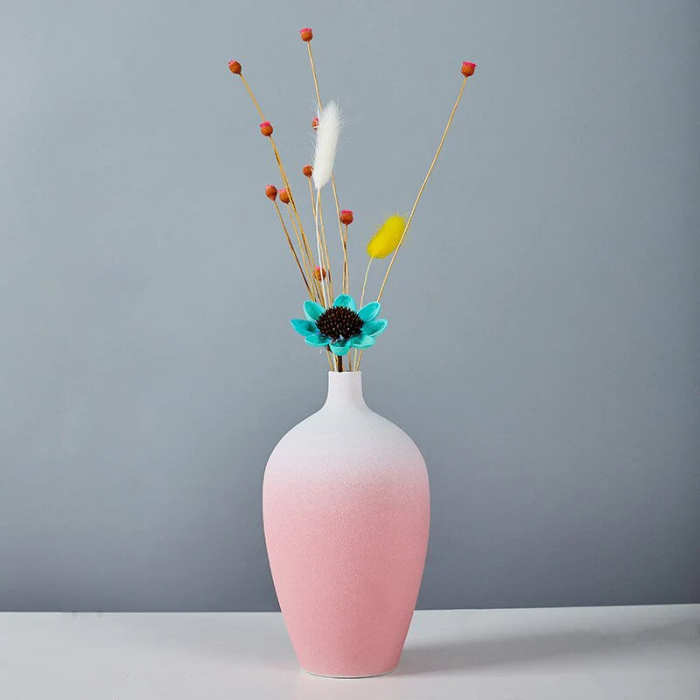 Frosted Pink Vase