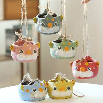 Cute Animal Hanging Flower Pot