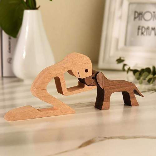 Unconditional Love Wooden Figurines