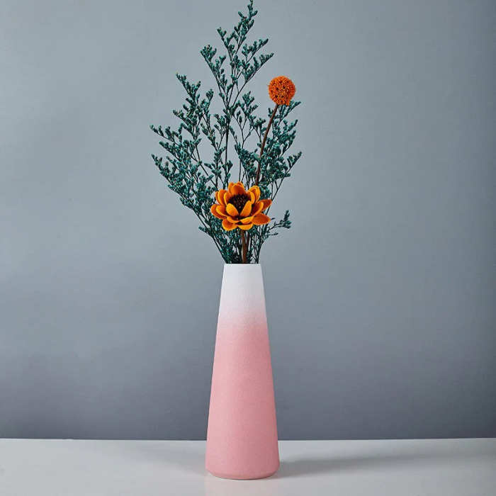 Frosted Pink Vase