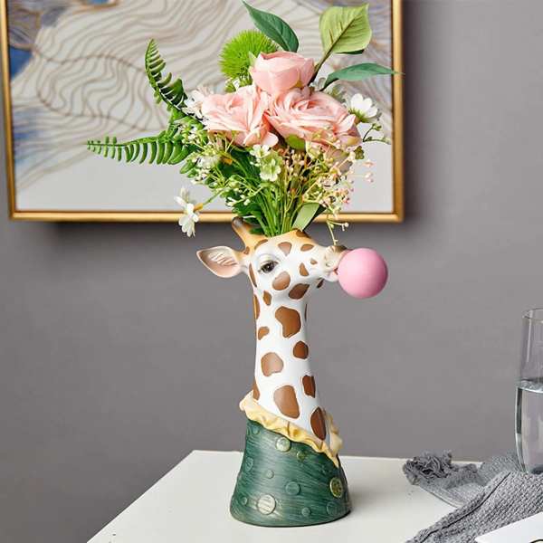 Animal Head Vases