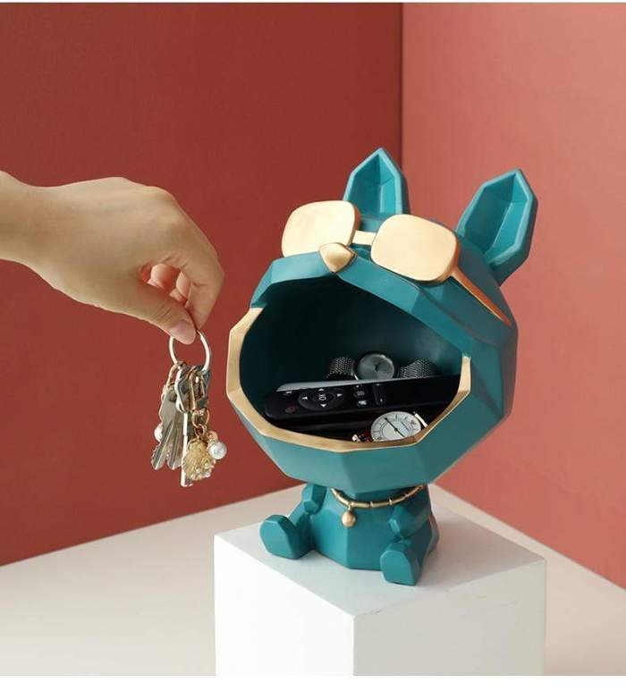 Dog Figurine Storage Box