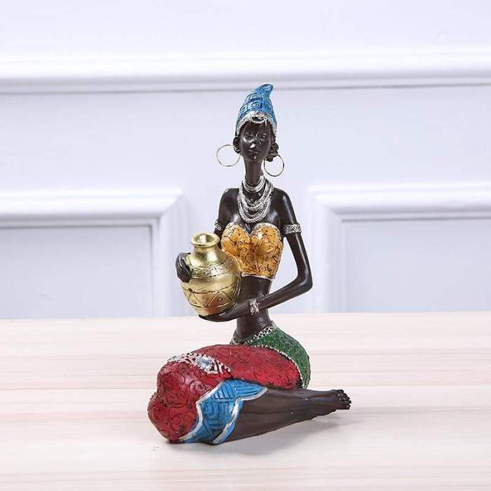 African Beauty Figurines