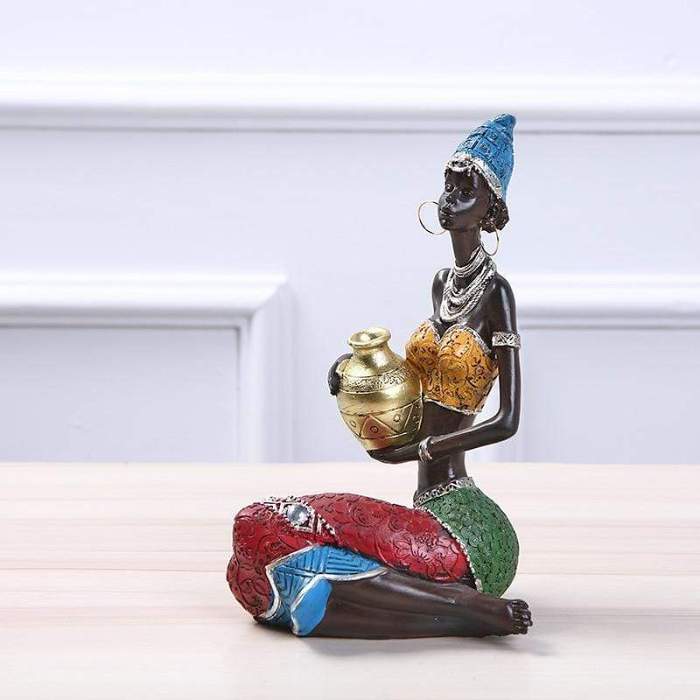 African Beauty Figurines