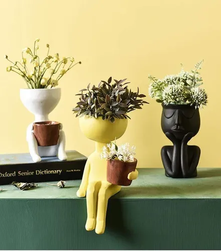 Abstract Character Planter