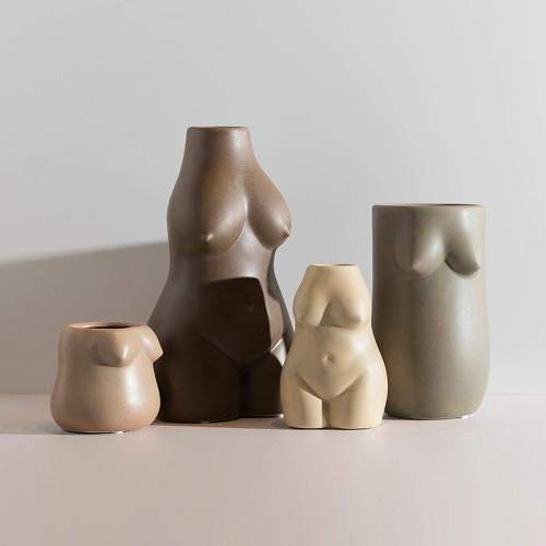 Art Bust Body Vases