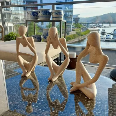 Creative Abstract Miniature Figurines