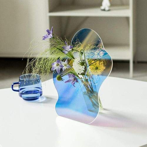 Irregular Wave Vase Mirror