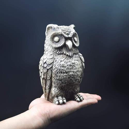 Eastern Screech Owl Art Sculpture