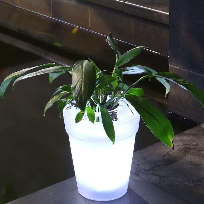 Solar Lamp Flowerpot