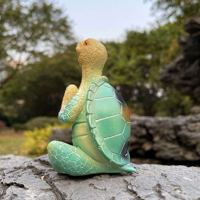 Meditating Sea Turtle Statue