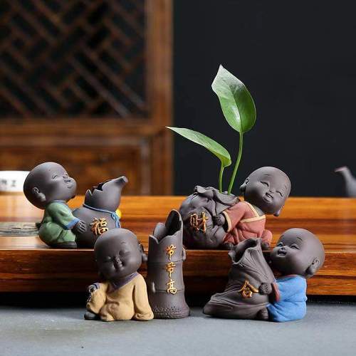 The Little Monk Flower Pot