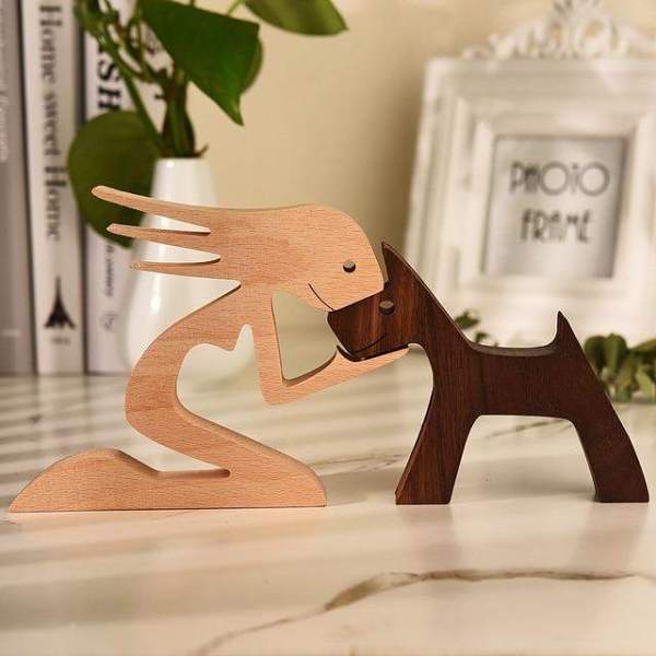 Unconditional Love Wooden Figurines