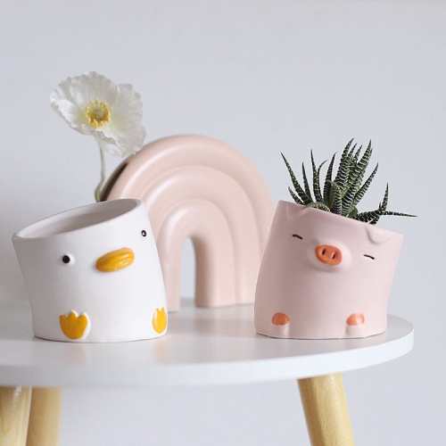 Cute Cartoon Animal Flower Pot