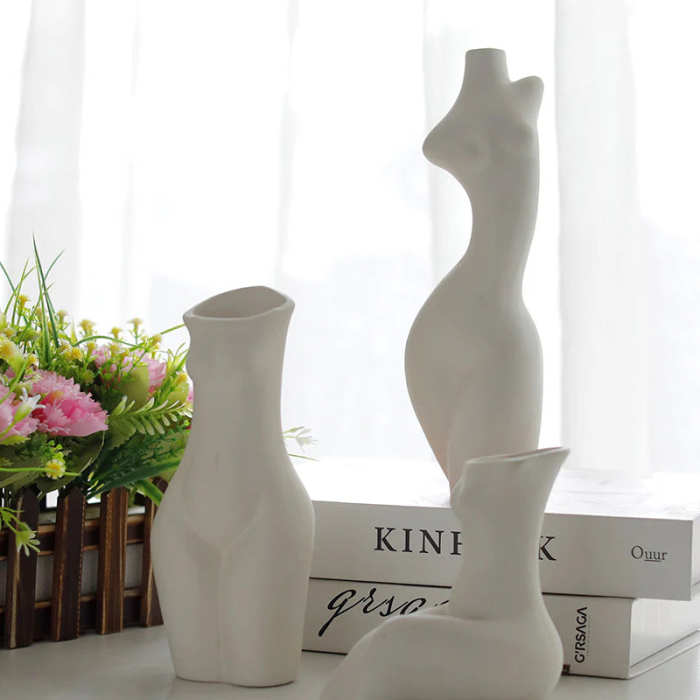 Abstract Body Art Vase