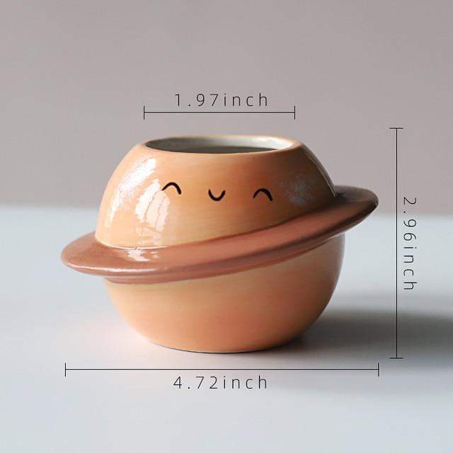 Planet Ceramic Pot