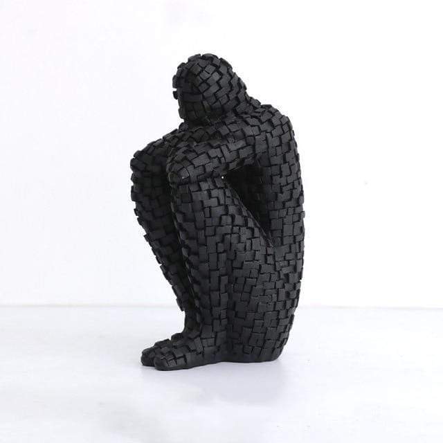 Thinking Man Sculpture Character