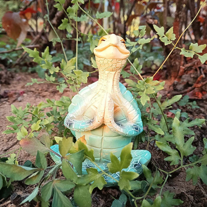 Meditating Sea Turtle Statue