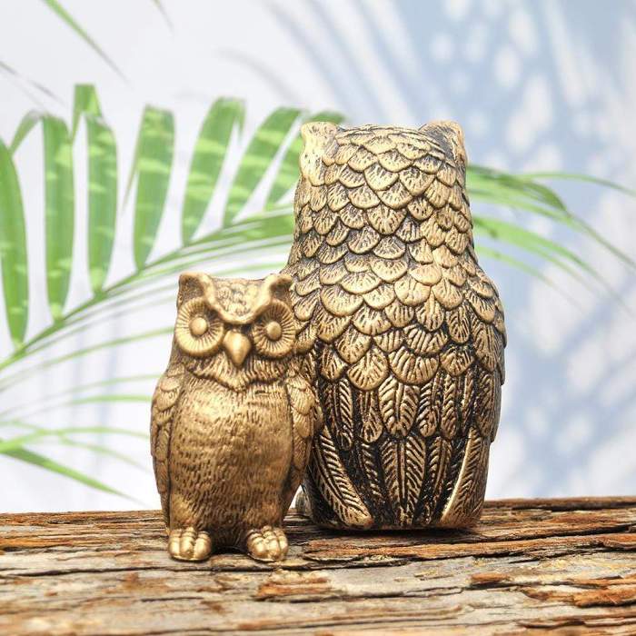 Eastern Screech Owl Art Sculpture