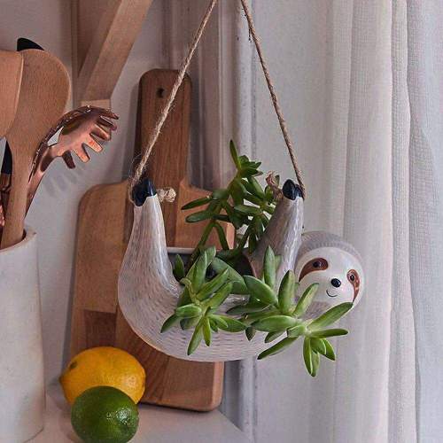 Sloth Flower Pot