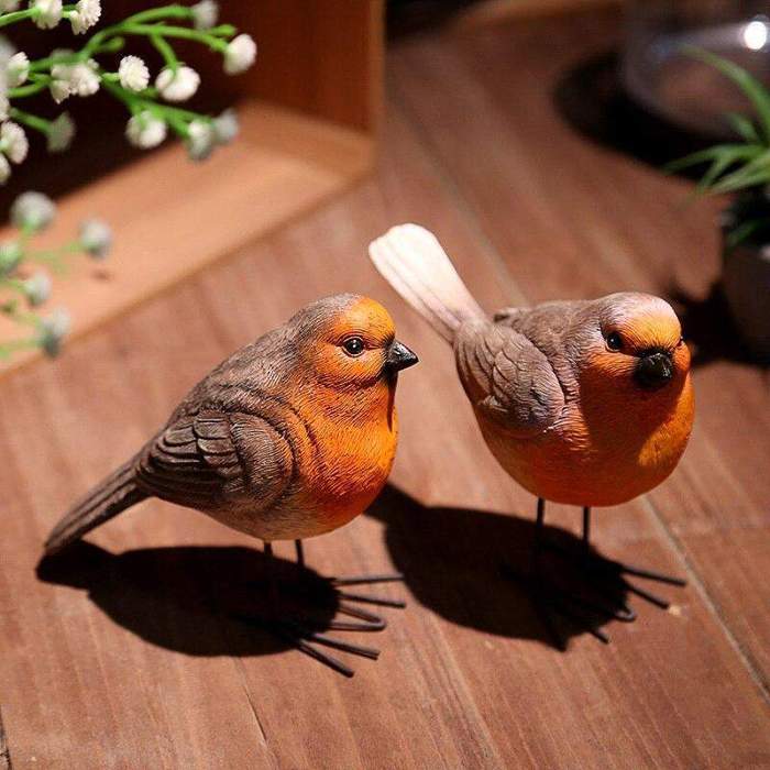 Robin Birds Figurines