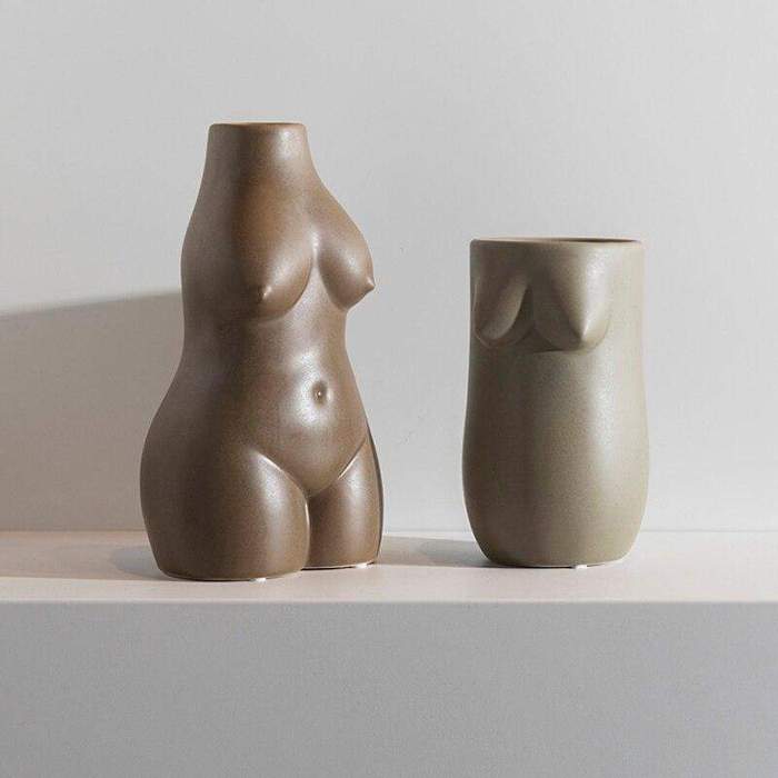 Art Bust Body Vases