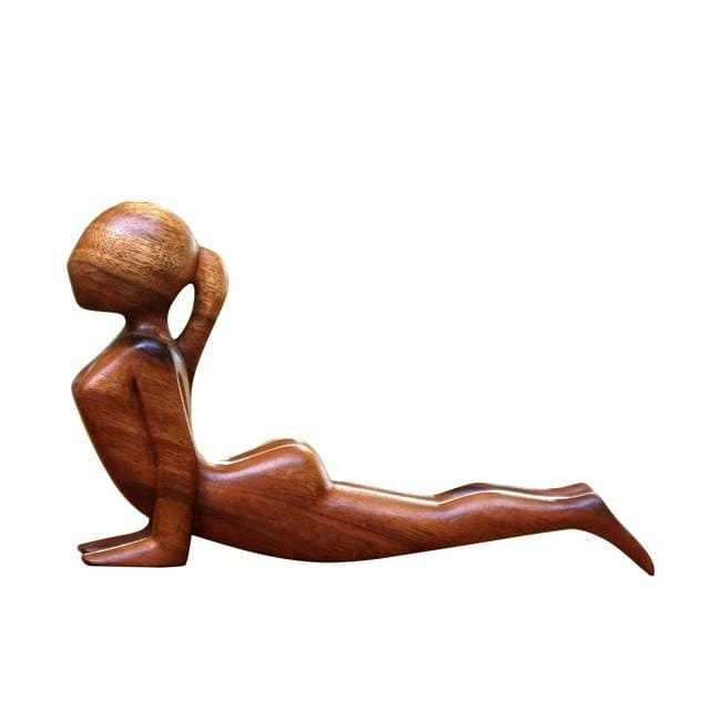 Yoga Pose Wood Figurines