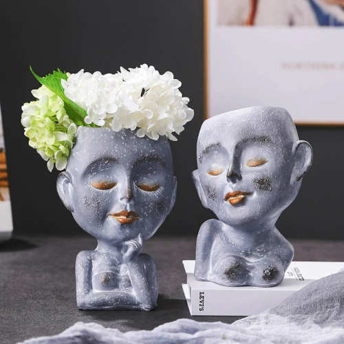 Creative Lady Portrait Vase