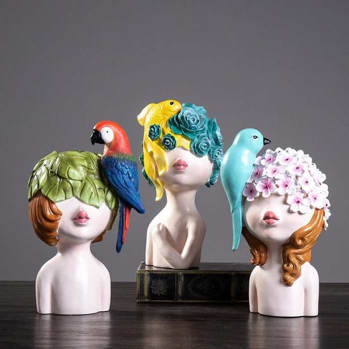 Bird Girls Figurines