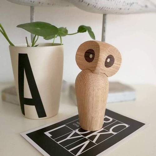 Owl Wood Figurines