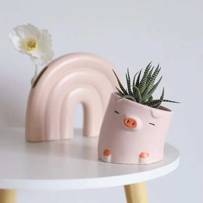 Cute Cartoon Animal Flower Pot