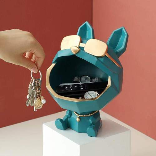 Dog Figurine Storage Box