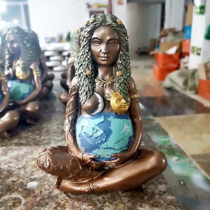 Gaia Mother Earth Art Statue