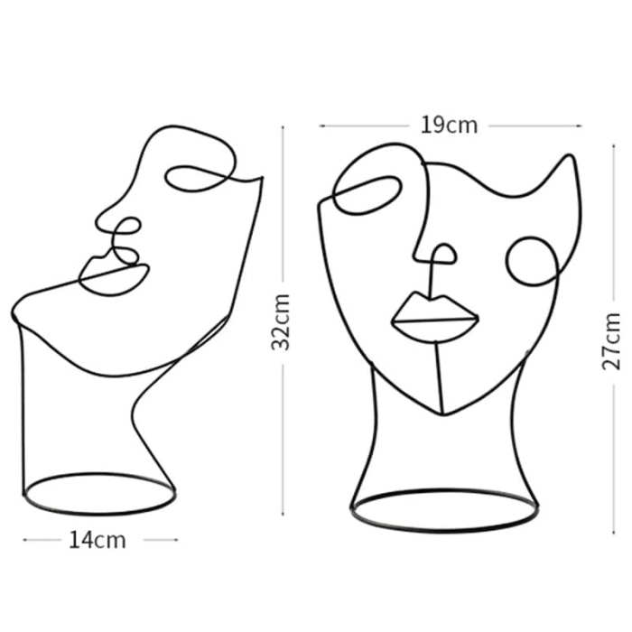 Tabitha Face Sculpture