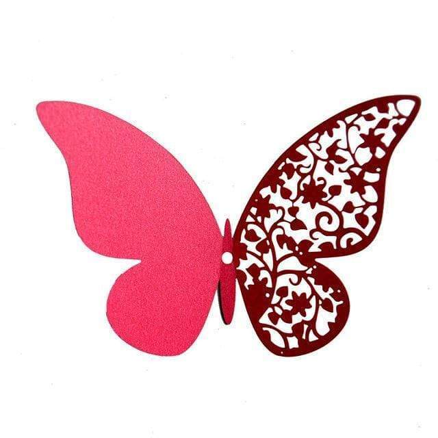 Half Hollow 3D Butterfly Wall Sticker