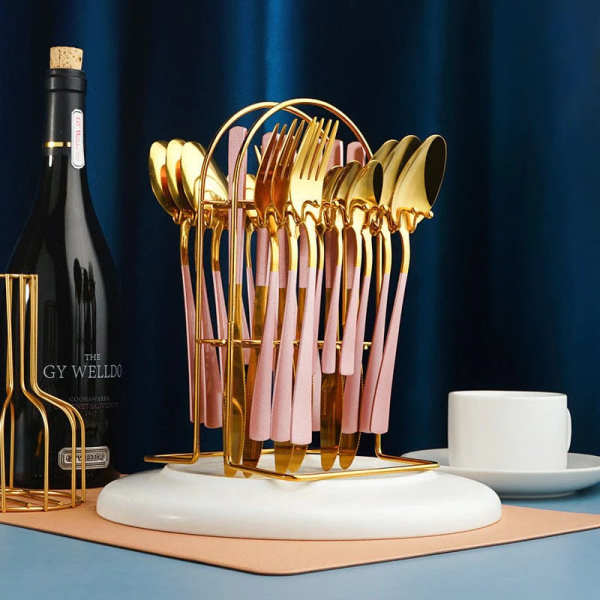 24pc Luxury Stainless Steel Cutlery Set
