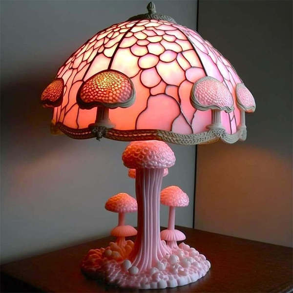 Fairy-Tale Mushroom Table Lamp
