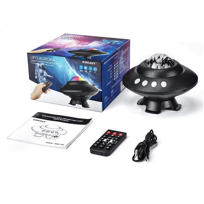 UFO Aurora Starry Sky Projector Lamp