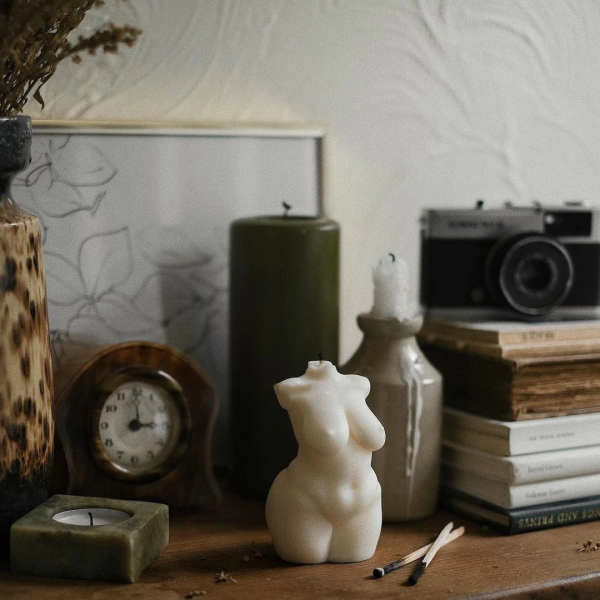 Female Body Art Scented Candles