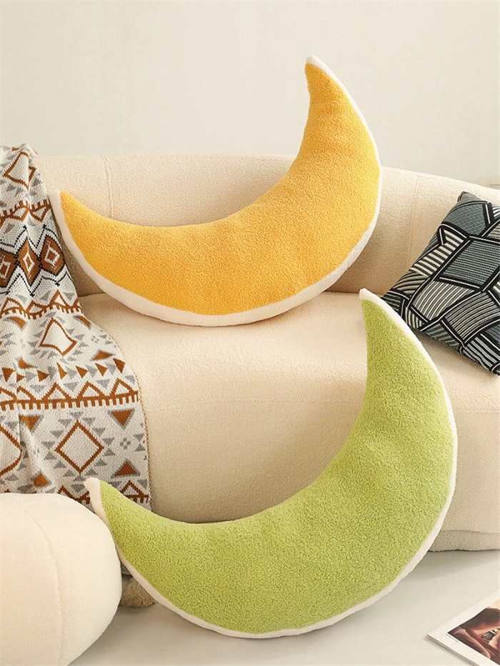 Crescent Moon Plush Pillow