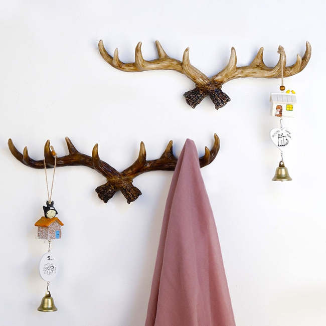 Deer Antlers Hook Hanger