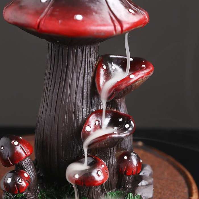 Mushroom Waterfall Incense Burner
