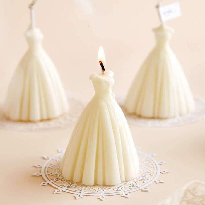 Wedding Dress Scented Candles