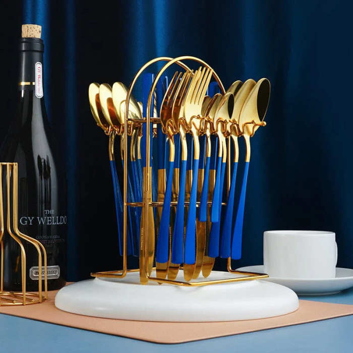 24pc Luxury Stainless Steel Cutlery Set