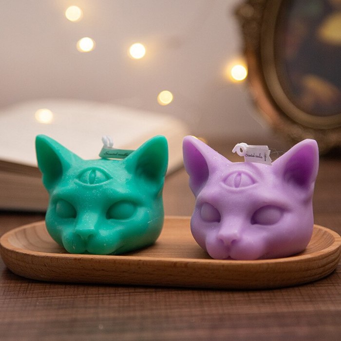Third Eye Mystic Cat Scented Candles