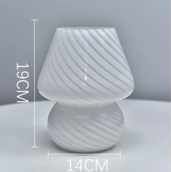 Mushroom Table Glass Lamp