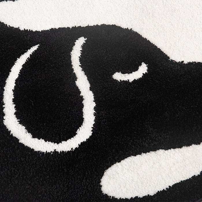 Yin And Yang Cat And Dog Area Rug