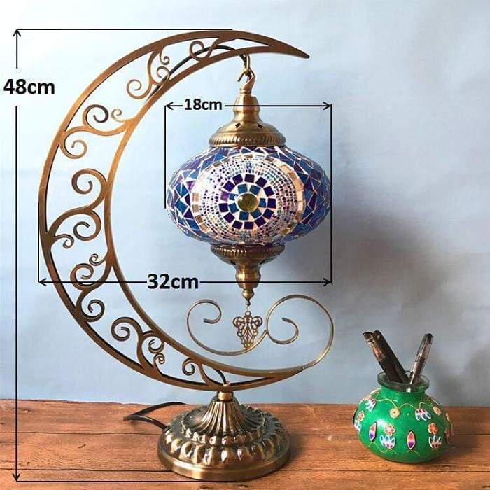 Boho Mosaic Lamp Ethnic Style
